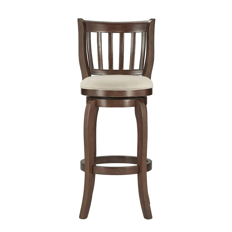 Ali Modern Linen 29-inch High Back Bar Stool Swivel by iNSPIRE Q Classic 7
