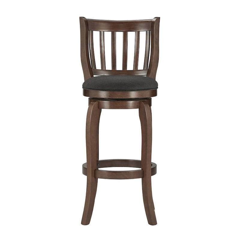 Ali Modern Linen 29-inch High Back Bar Stool Swivel by iNSPIRE Q Classic 8