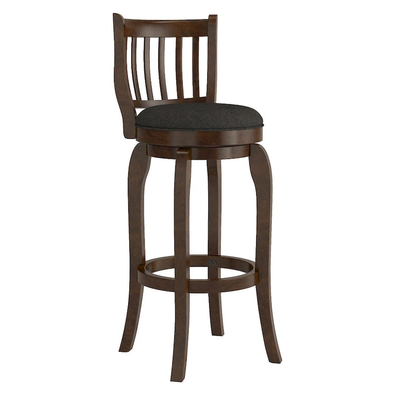 Ali Modern Linen 29-inch High Back Bar Stool Swivel by iNSPIRE Q Classic 10