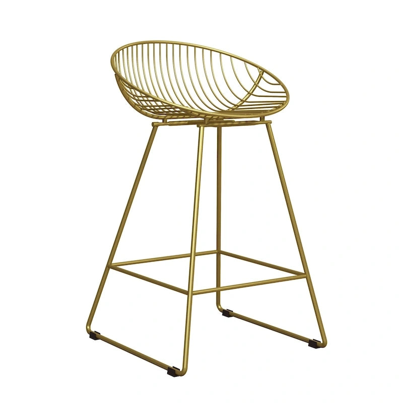 CosmoLiving by Cosmopolitan Ellis 24 Metal Counter Height Bar Stool 32