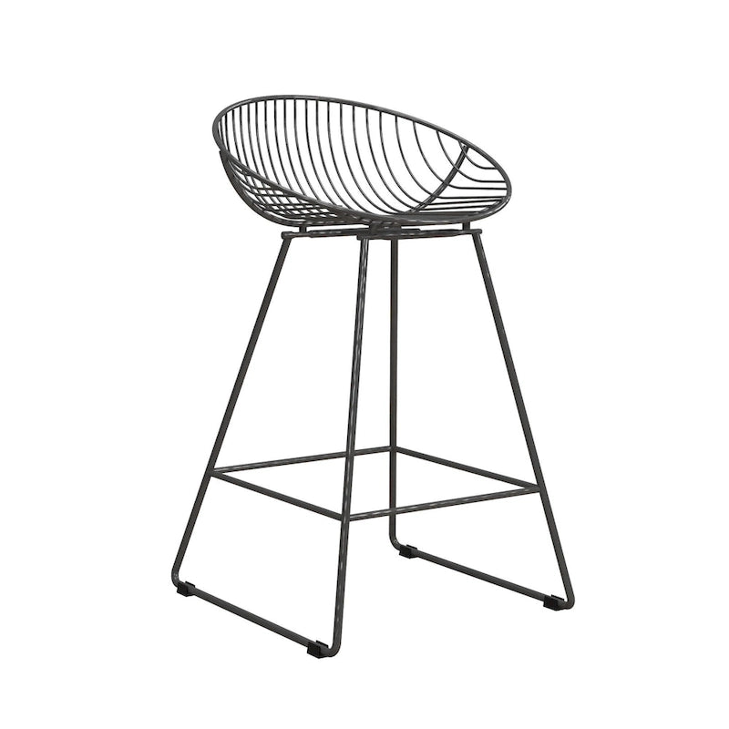 CosmoLiving by Cosmopolitan Ellis 24 Metal Counter Height Bar Stool 14