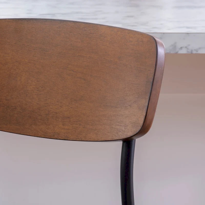 Lowrey Metal Faux Leather 25-Inch Counter Stool 3