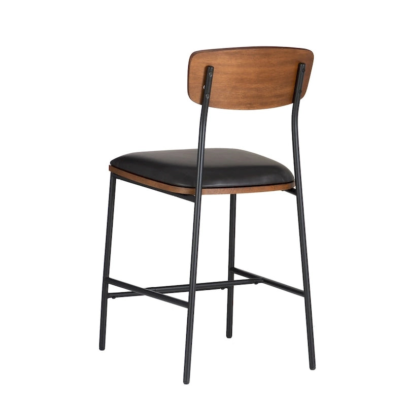 Lowrey Metal Faux Leather 25-Inch Counter Stool 6