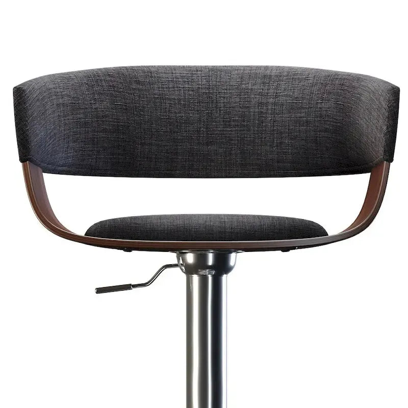WYNDENHALL Calinda Mid Century Modern 33 inch Adjustable Swivel Bar Stool 3