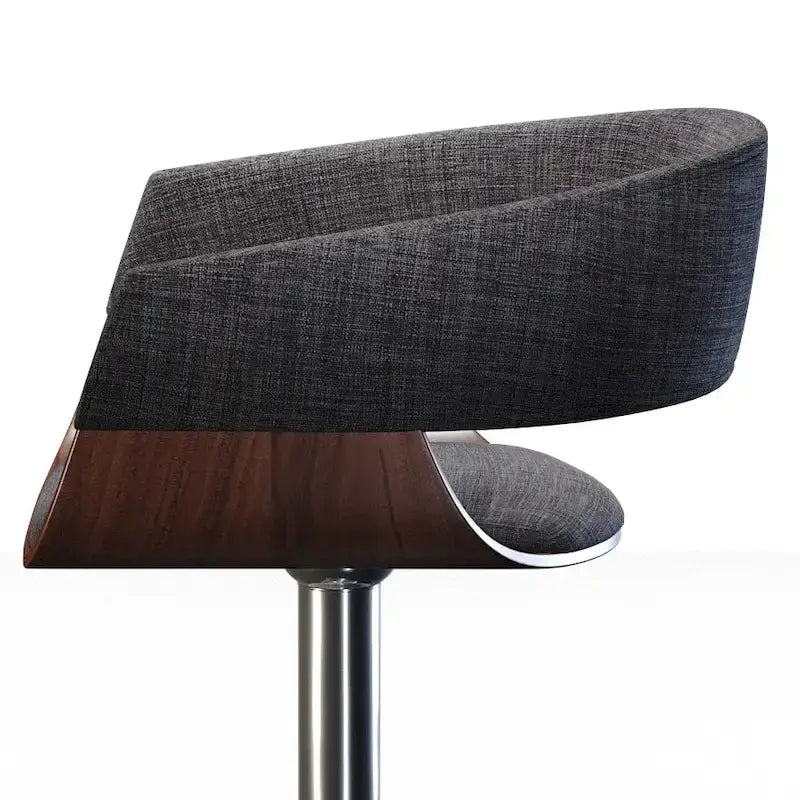 WYNDENHALL Calinda Mid Century Modern 33 inch Adjustable Swivel Bar Stool 8