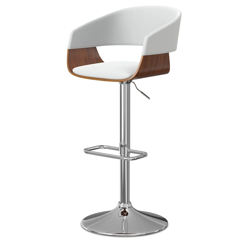 WYNDENHALL Calinda Mid Century Modern 33 inch Adjustable Swivel Bar Stool 19