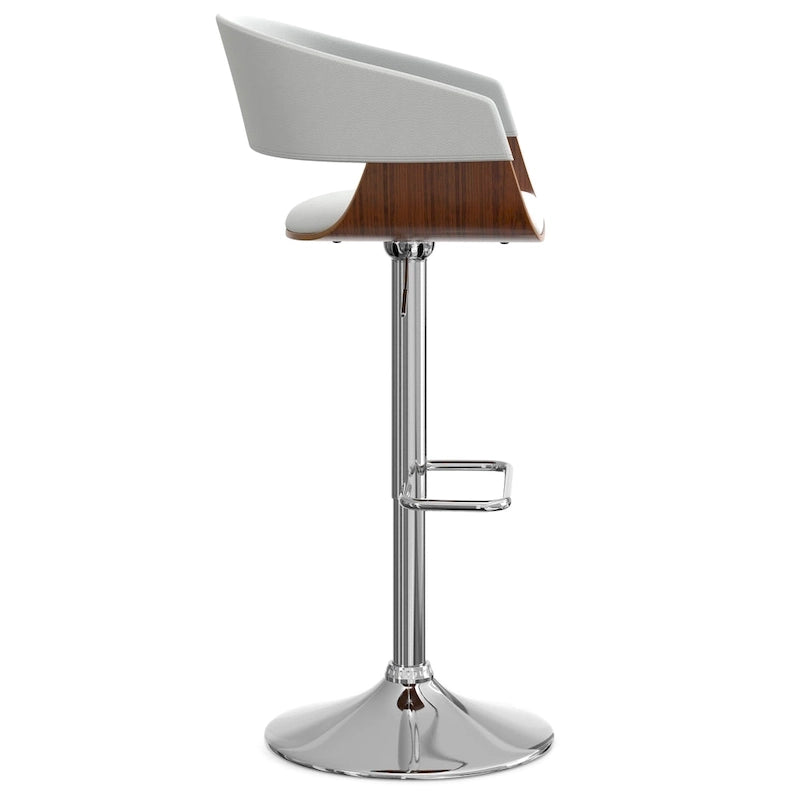WYNDENHALL Calinda Mid Century Modern 33 inch Adjustable Swivel Bar Stool 21