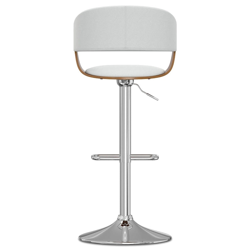 WYNDENHALL Calinda Mid Century Modern 33 inch Adjustable Swivel Bar Stool 22