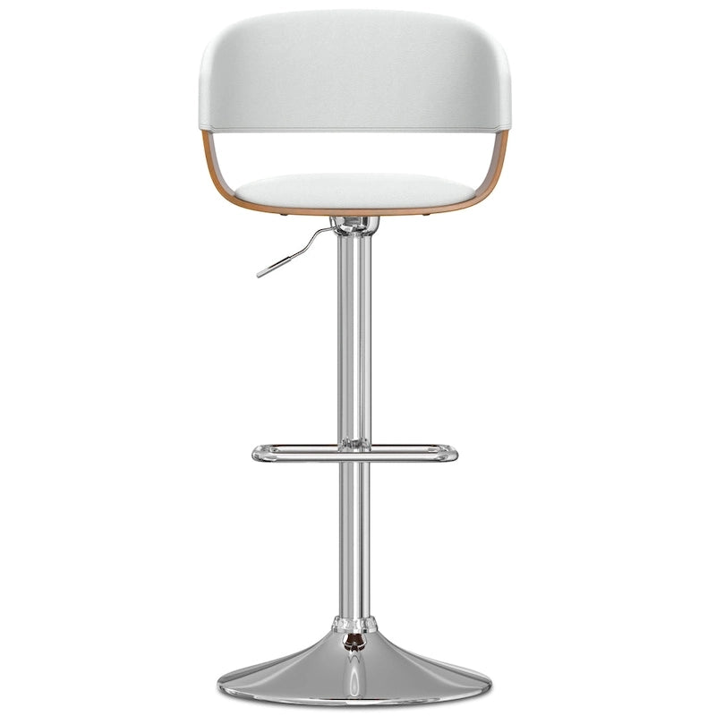 WYNDENHALL Calinda Mid Century Modern 33 inch Adjustable Swivel Bar Stool 23