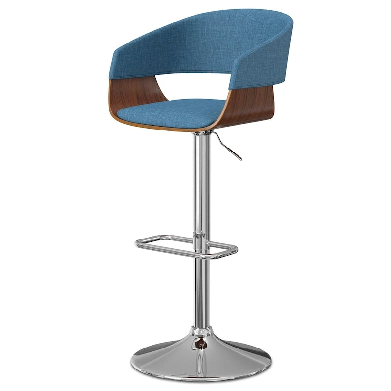 WYNDENHALL Calinda Mid Century Modern 33 inch Adjustable Swivel Bar Stool 29