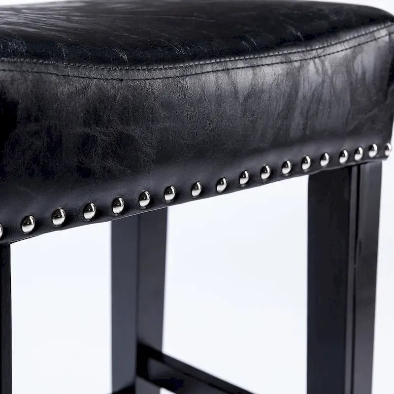Counter Height 29 Bar Stools for Kitchen Counter Backless Faux Leather Stools Farmhouse Island Chairs 20