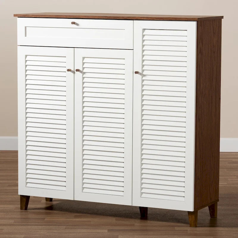 Carson Carrington Agnew Modern and Contemporary 11-shelf Shoe Cabinet 4