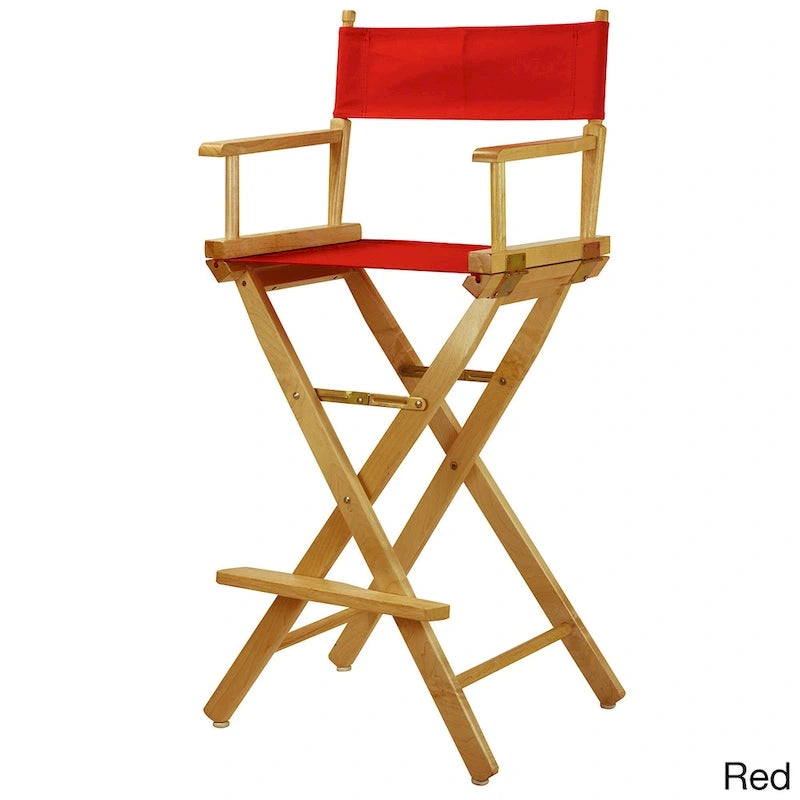 Natural Frame 30-inch Director's Chair 7