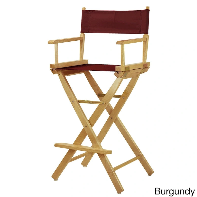 Natural Frame 30-inch Director's Chair 19