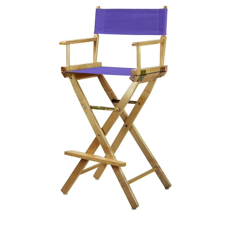 Natural Frame 30-inch Director's Chair 25