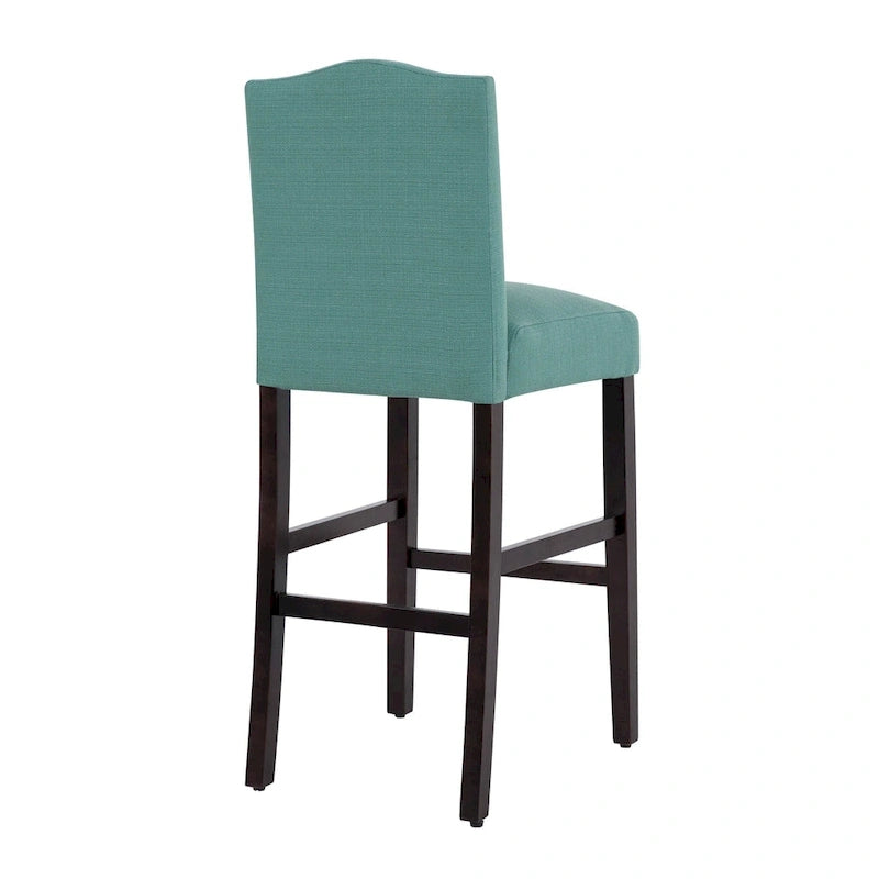 28 Inches Barstools Upholstered Bar Stools Pub Chairs Set of 2 18