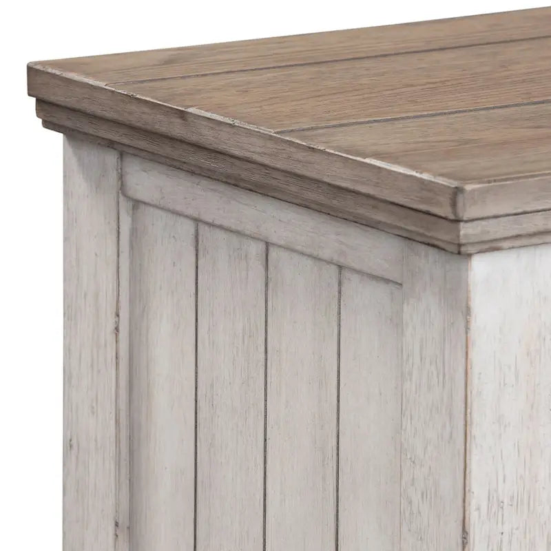 Heartland Antique White and Tobacco 9 Drawer Dresser 2