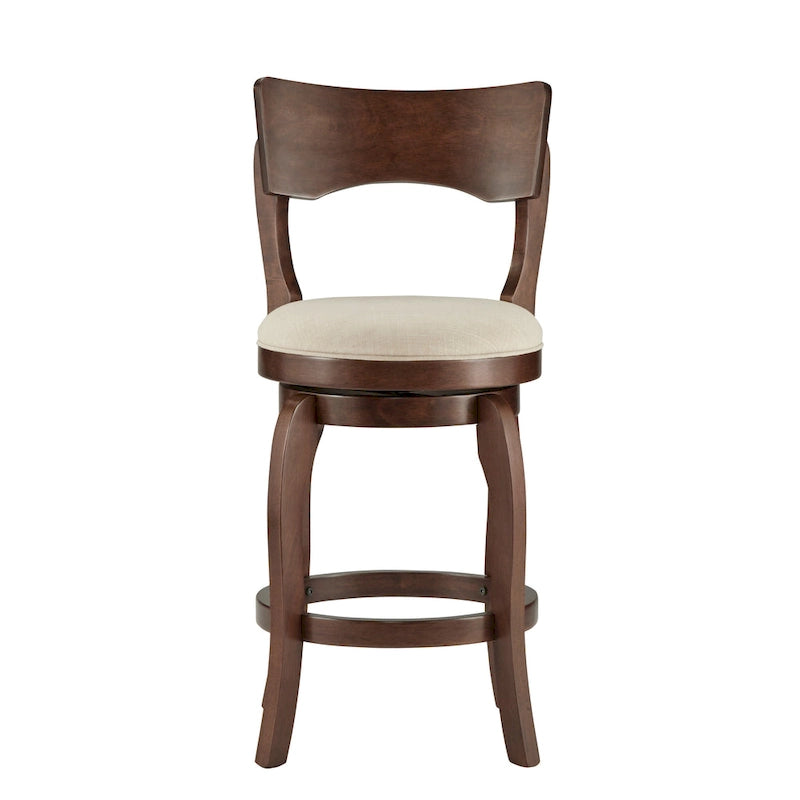 Lyla 24-inch Brown Counter Height Swivel Stool by iNSPIRE Q Classic 6
