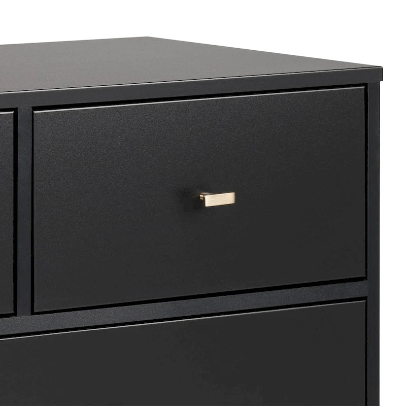 Prepac Milo Mid-Century Modern 7-Drawer Dresser