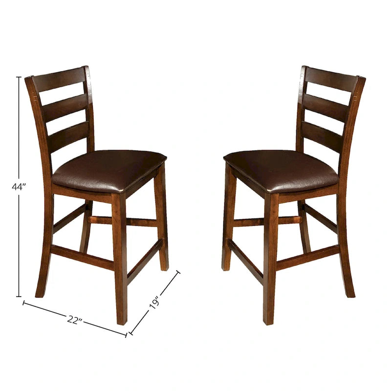Kona Raisin Ladderback Barstool (Set of 2)