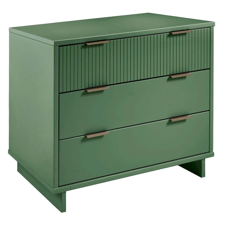 Manhattan Comfort Granville 38.18 Modern Standard 3 Drawer Dresser 4