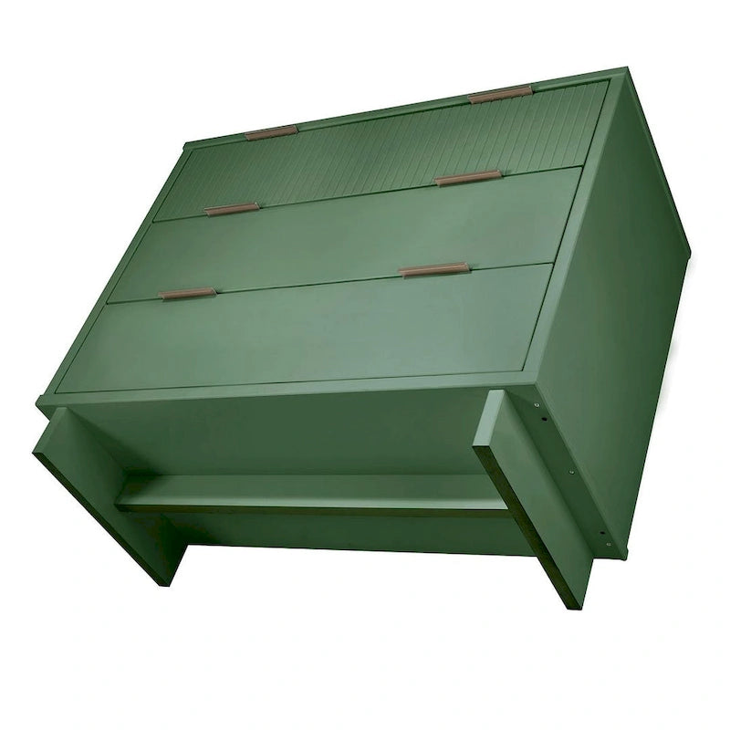 Manhattan Comfort Granville 38.18 Modern Standard 3 Drawer Dresser 7