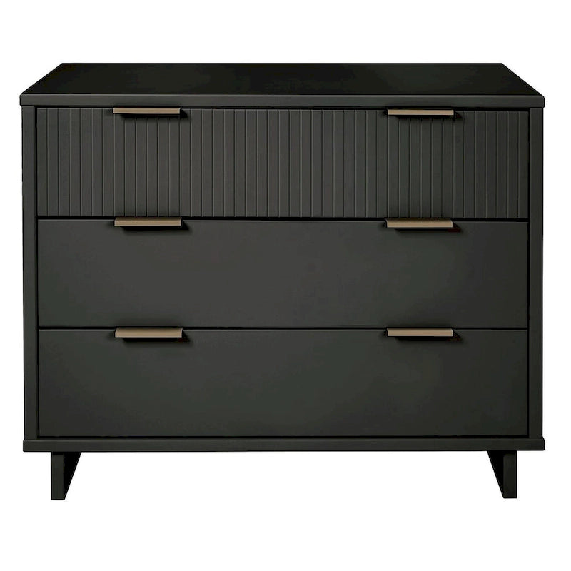 Manhattan Comfort Granville 38.18 Modern Standard 3 Drawer Dresser 8