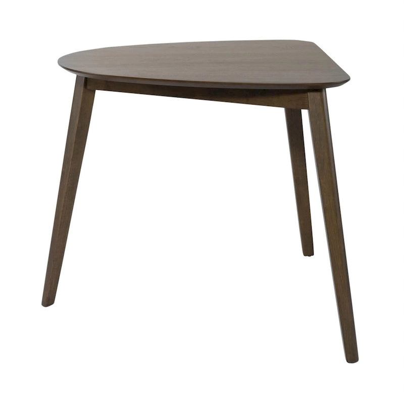 Space Savers Satin Walnut Triangle Table 3