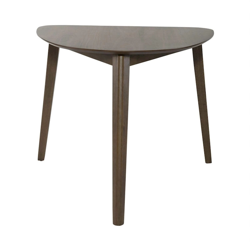 Space Savers Satin Walnut Triangle Table 5