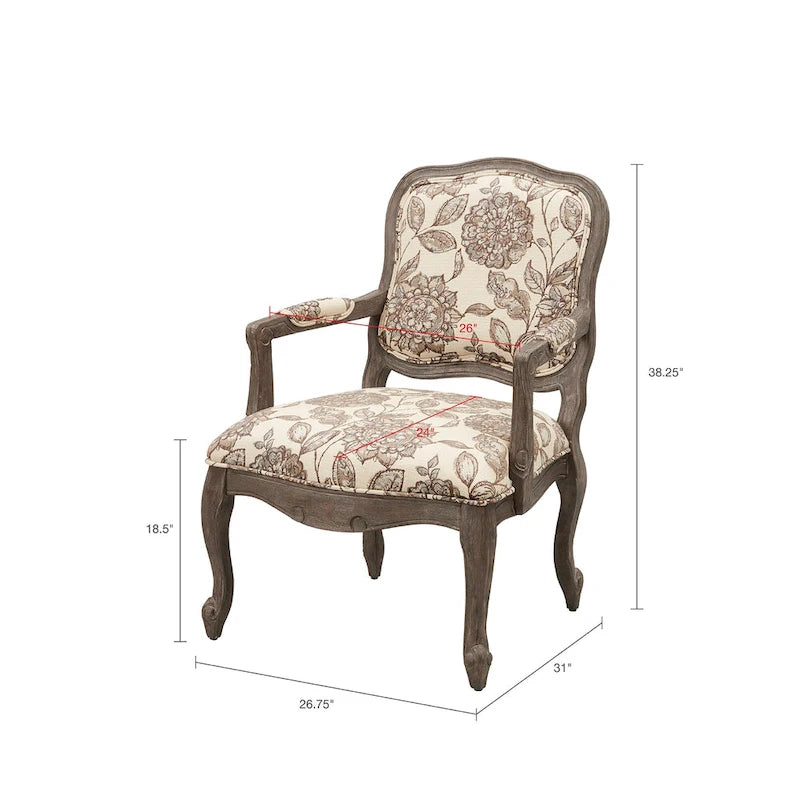 Sedia in legno a vista con schienale a cammello Madison Park Charlotte 5