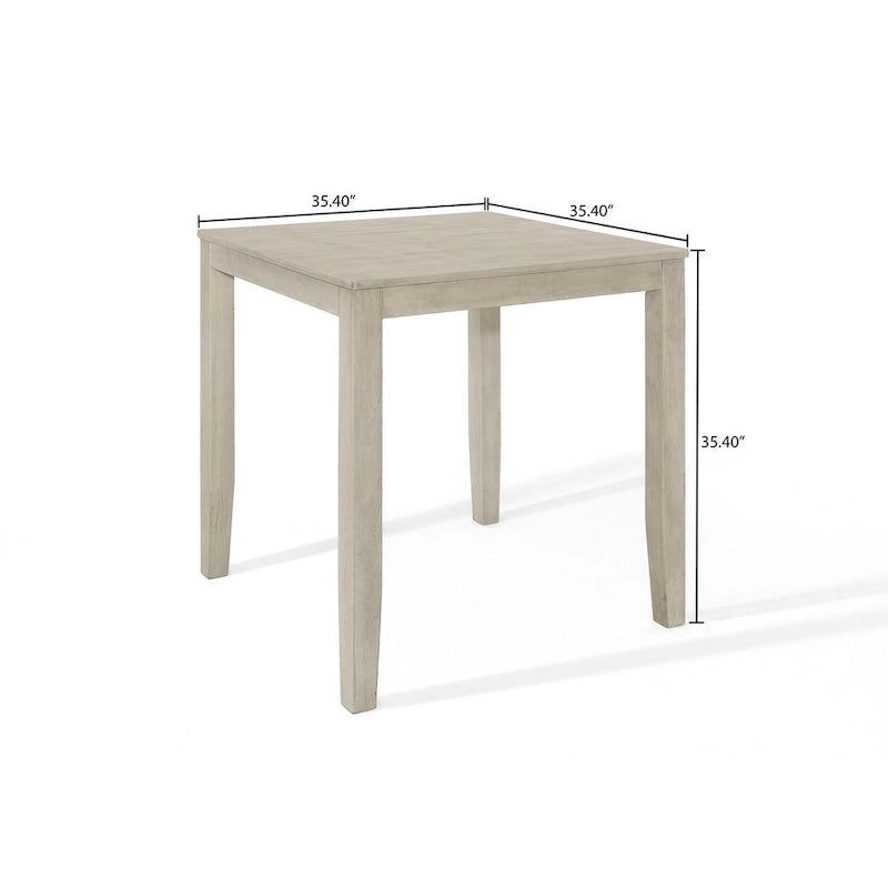 CraftPorch Clean-lines Counter Height Dining Table - Grey 5