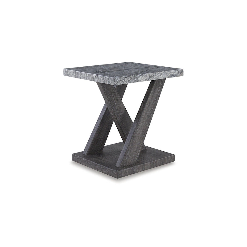 Signature Design by Ashley Bensonale Gray Table Set (Set of 3) - 48W x 24D x 18H 5
