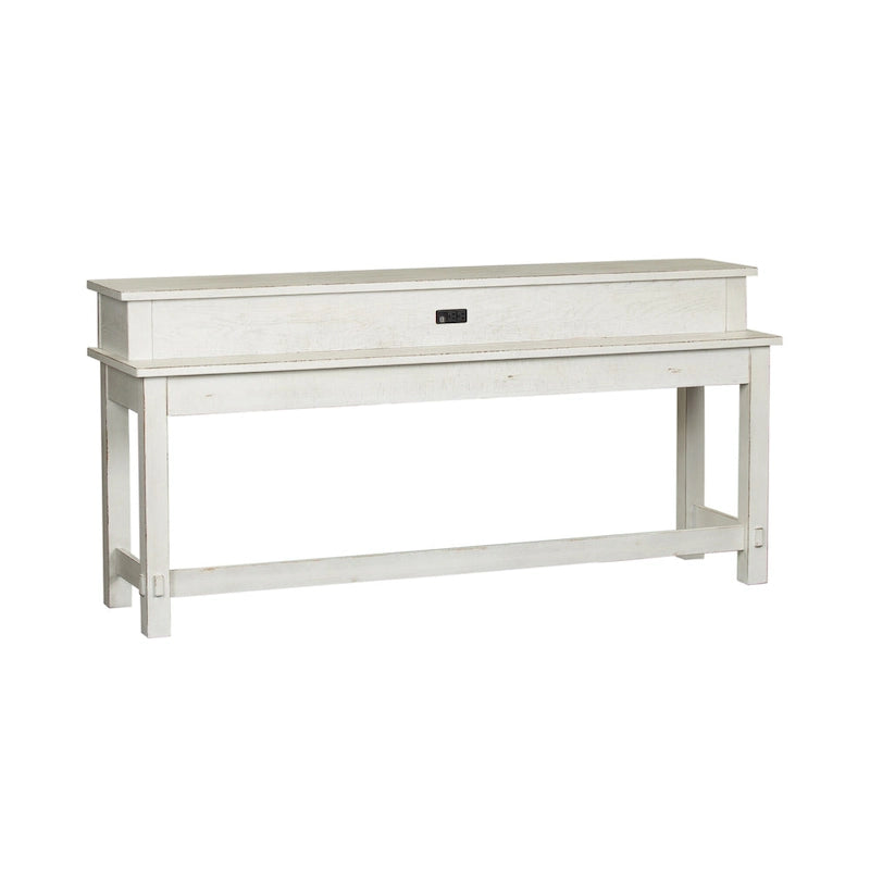 Modern Farmhouse Flea Market White Distressed 4 Piece Set