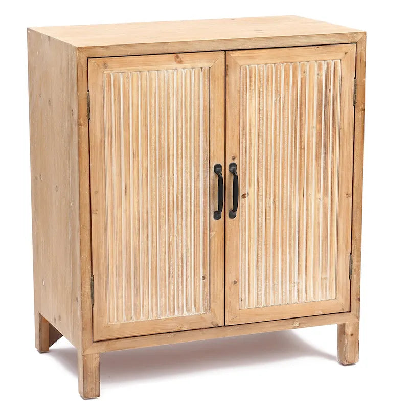Farmhouse Panel 2-Door Cabinet with Storage, Accent and Storage Cabinet with Shelves for Living Room, Kitchen, Entryway 4