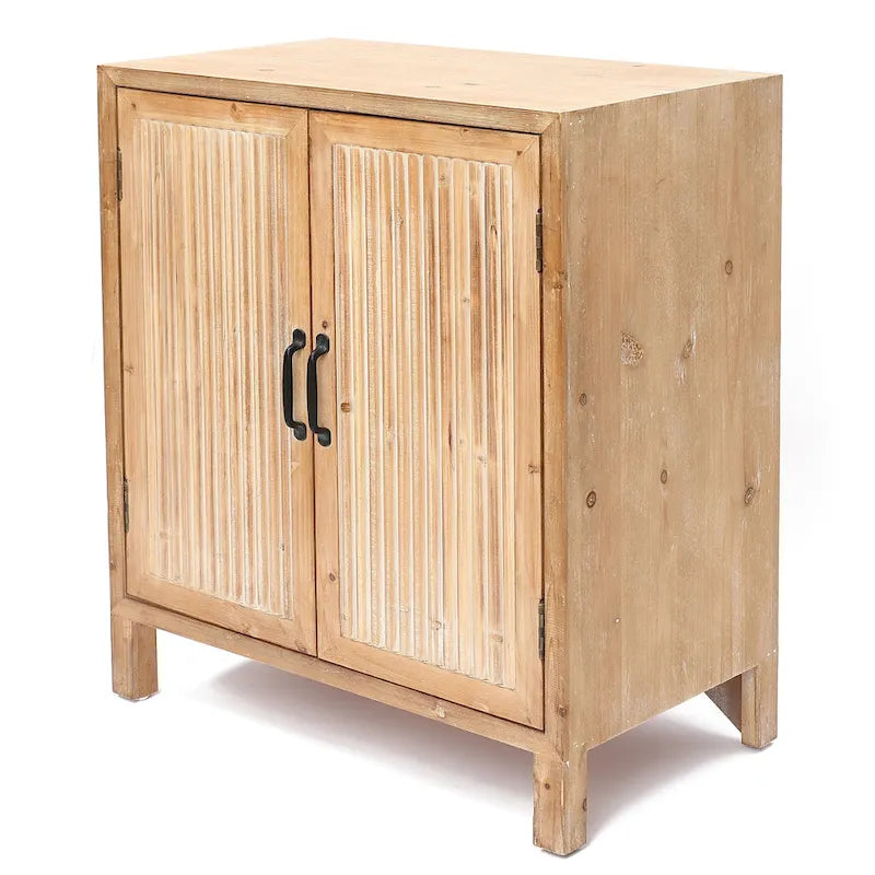 Farmhouse Panel 2-Door Cabinet with Storage, Accent and Storage Cabinet with Shelves for Living Room, Kitchen, Entryway 5