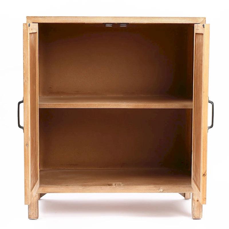 Farmhouse Panel 2-Door Cabinet with Storage, Accent and Storage Cabinet with Shelves for Living Room, Kitchen, Entryway 6