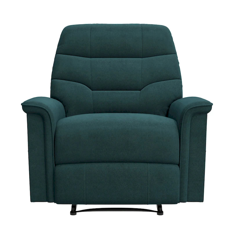 ProLounger Beck Wall Hugger Medium Blue Microfiber Recliner