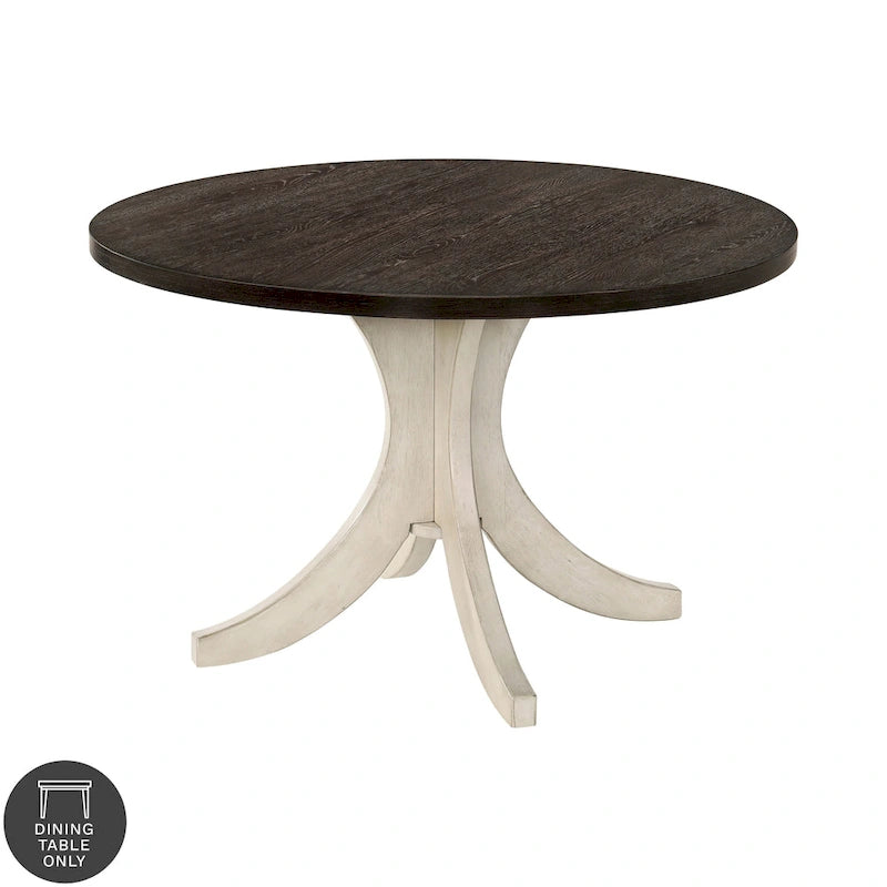 Furniture of America Joyfair Farmhouse White 47-inch Wood Dining Table 4