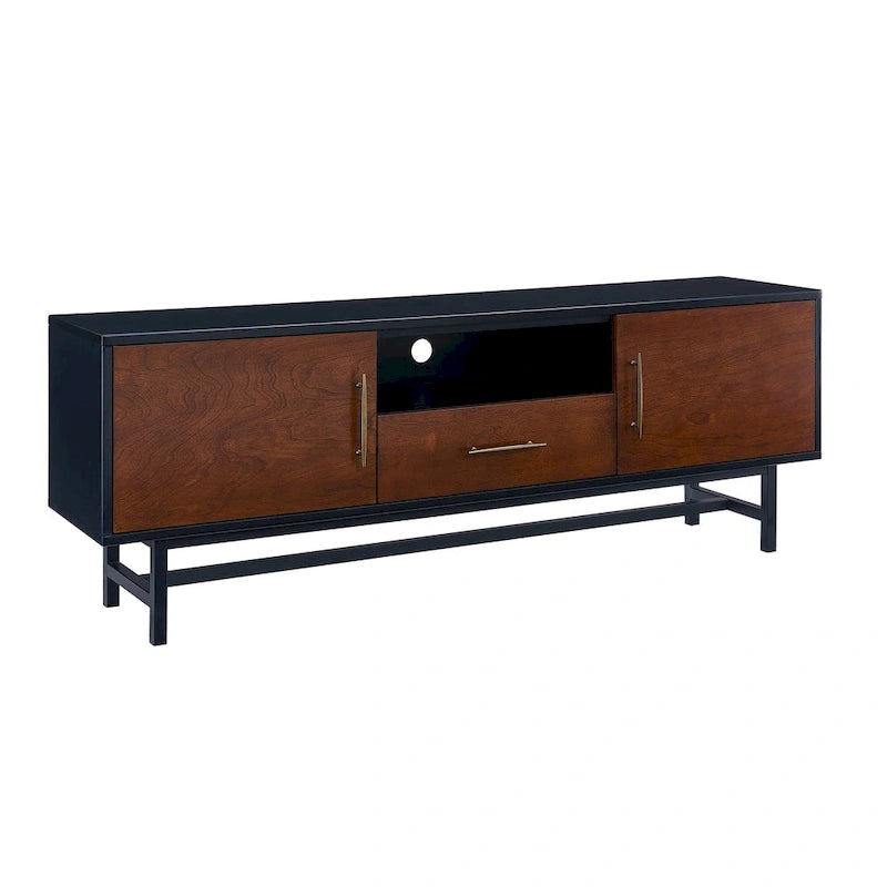 SEI Furniture Belize Mid-century Modern Media TV Stand for TV's up to 61 5