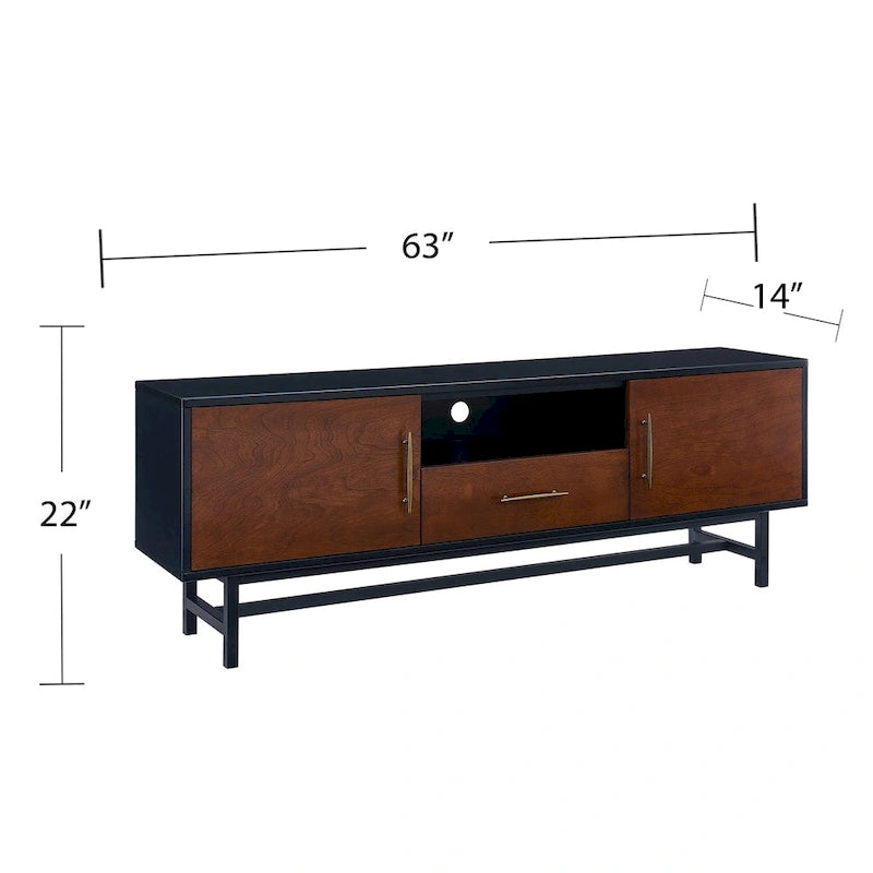 SEI Furniture Belize Mid-century Modern Media TV Stand for TV's up to 61 16
