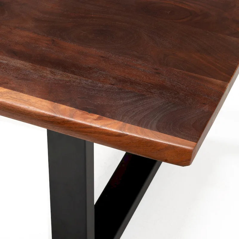 Modrest Taylor Modern Live Edge Wood Dining Table 7