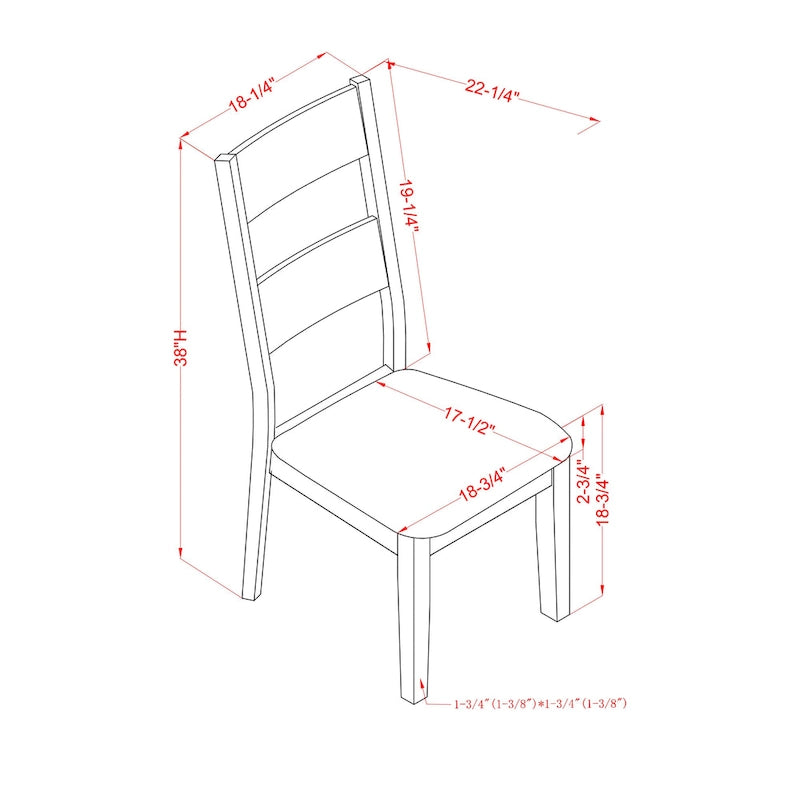 The Gray Barn Lyndale Farmhouse White Dining Chairs (Set of 2) 5