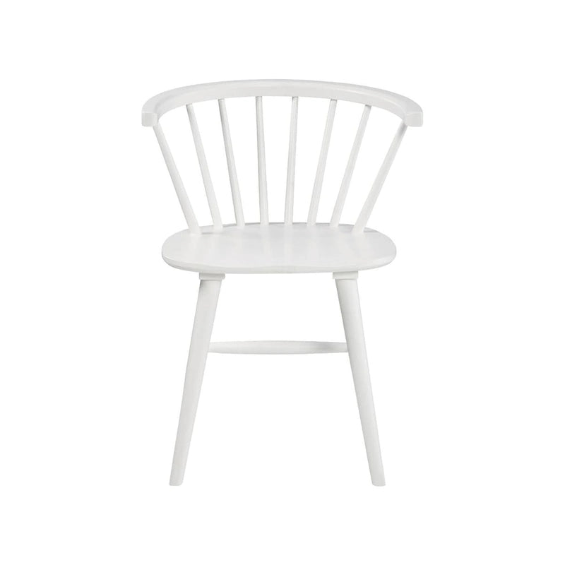 Signature Design by Ashley Grannen White Solid Wood Dining Chairs (Set of 2) - 22W x 21D x 30H 2