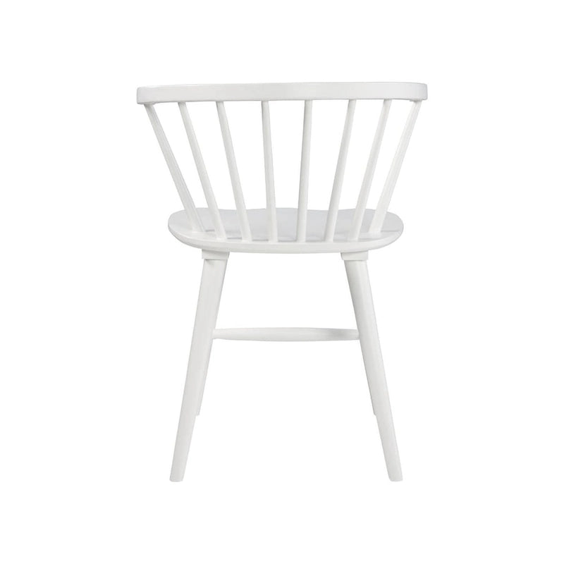 Signature Design by Ashley Grannen White Solid Wood Dining Chairs (Set of 2) - 22W x 21D x 30H 3
