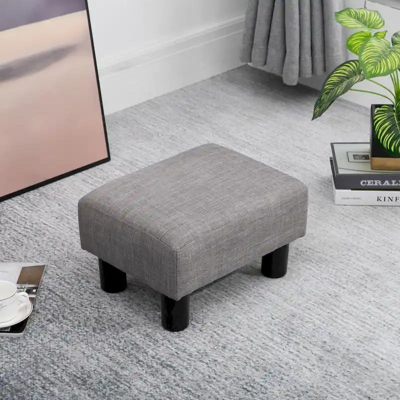 Copper Grove Chaparro Modern Linen Footrest Ottoman 11