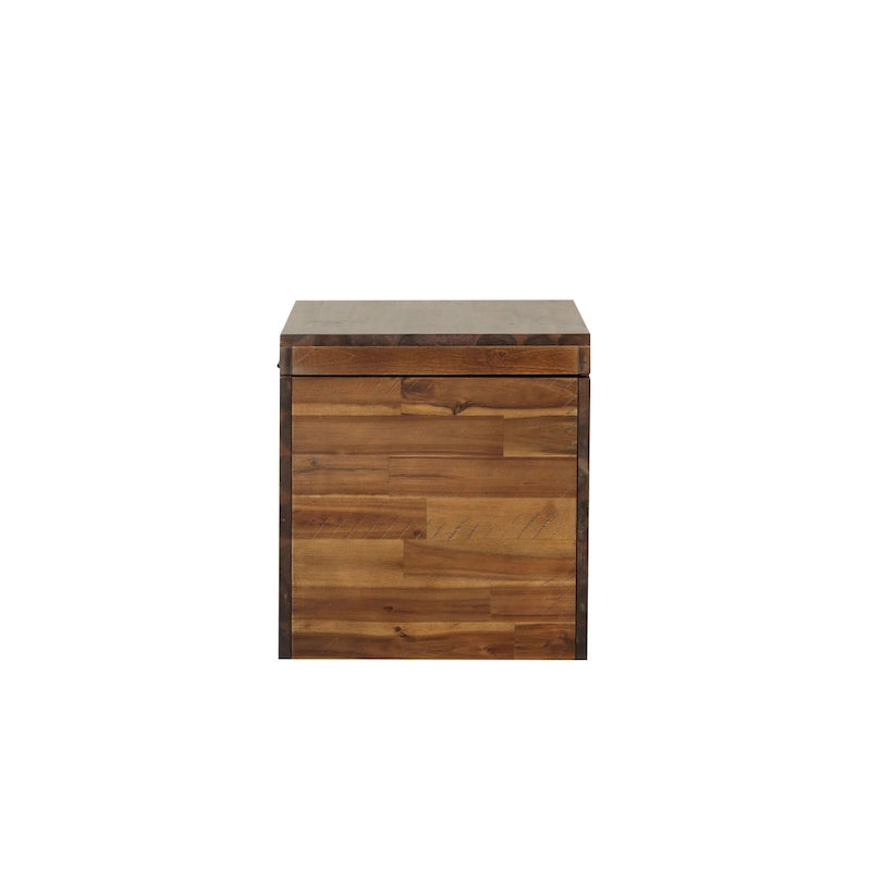 Baule cubo contenitore Emilia 17.75 marrone scuro 4