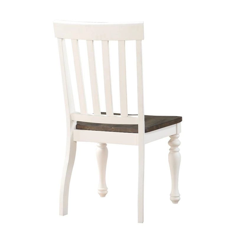 Steve Silver Jillian Farmhouse Two-Tone Side Chair, Set of 2 3