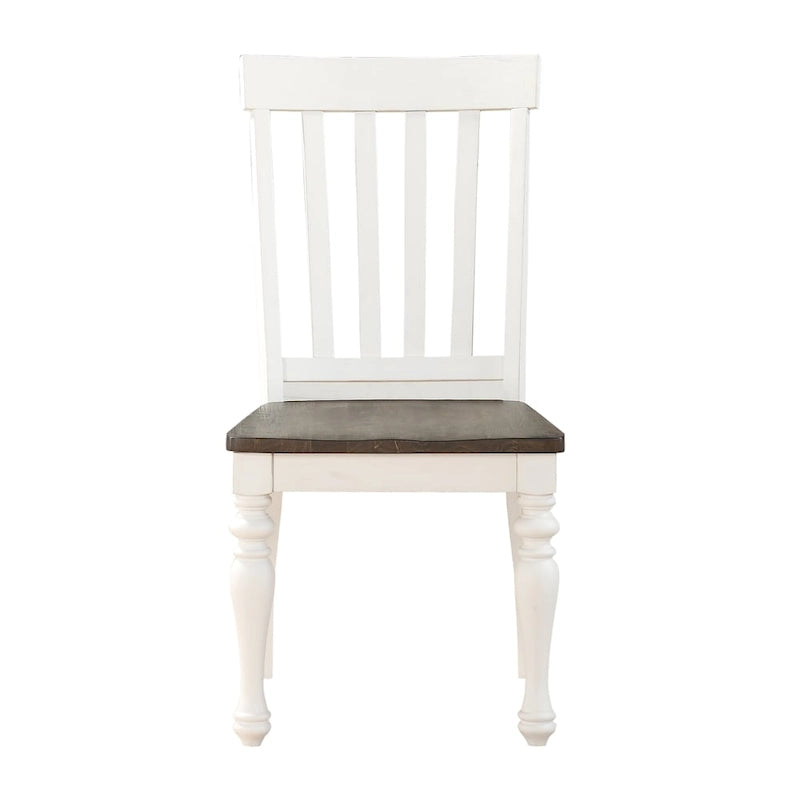 Steve Silver Jillian Farmhouse Two-Tone Side Chair, Set of 2 4