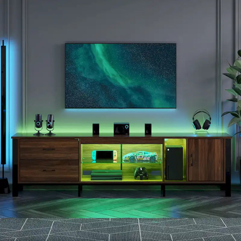 Modern TV Stands for 75/ 80/ 85 inch TV with 2 Drawers - 80 inches 20