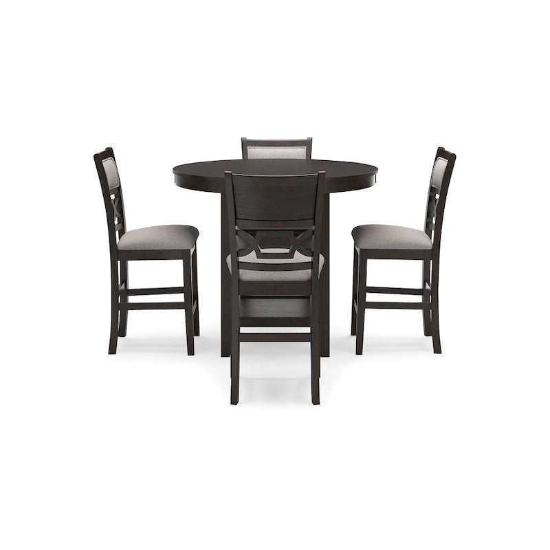 Signature Design by Ashley Langwest Counter Height Dining Table and 4 Barstools (Set of 5) 3